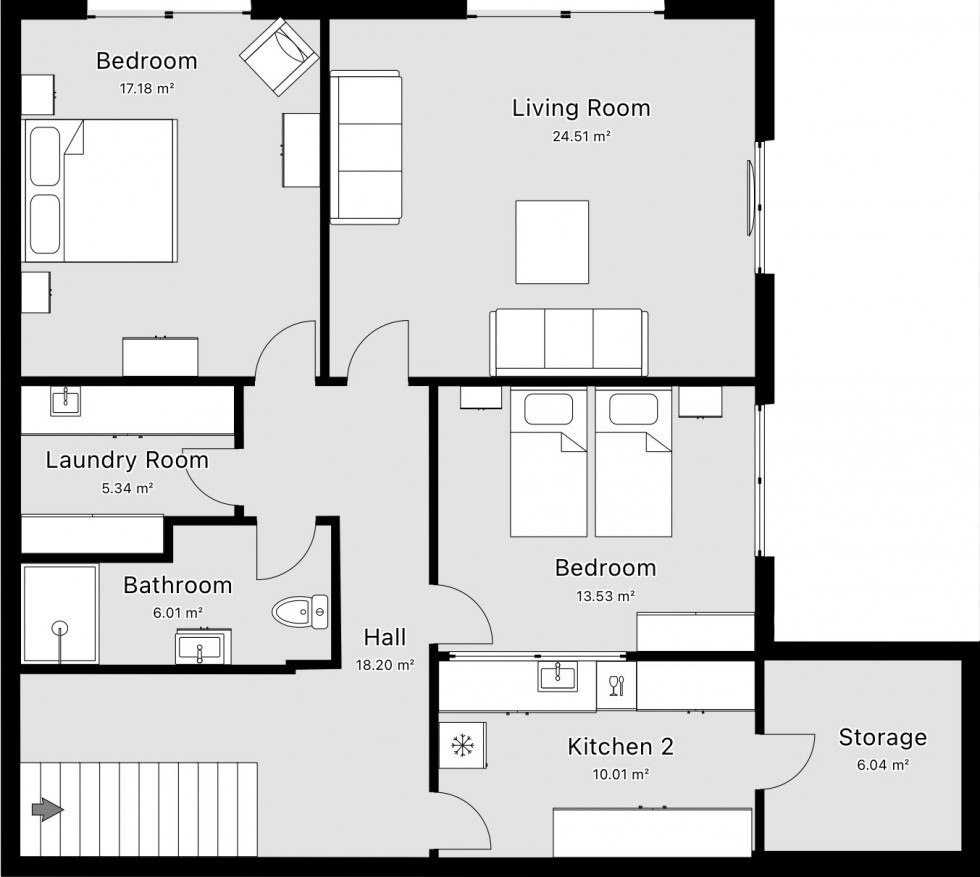 Floorplan for Las Terrazas de Montemares 3, Las Terrazas de Montemares