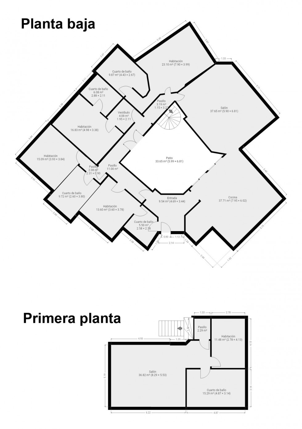 Floorplan for El Forestal 40, Private villa with pool
