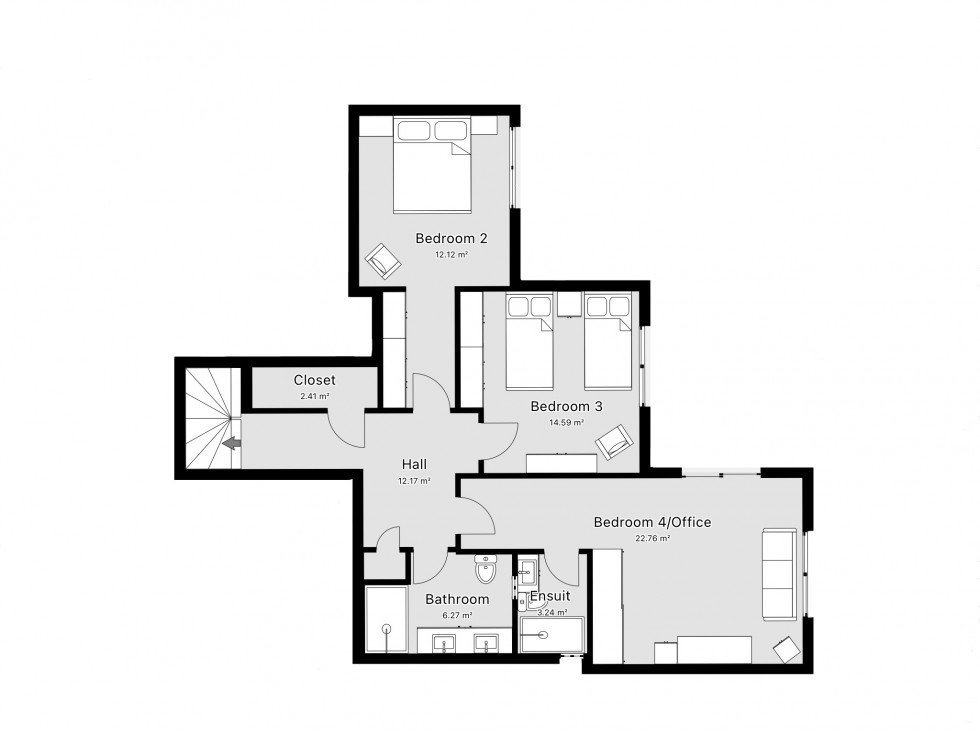 Floorplan for Buena Vista Villa 2, Buena Vista
