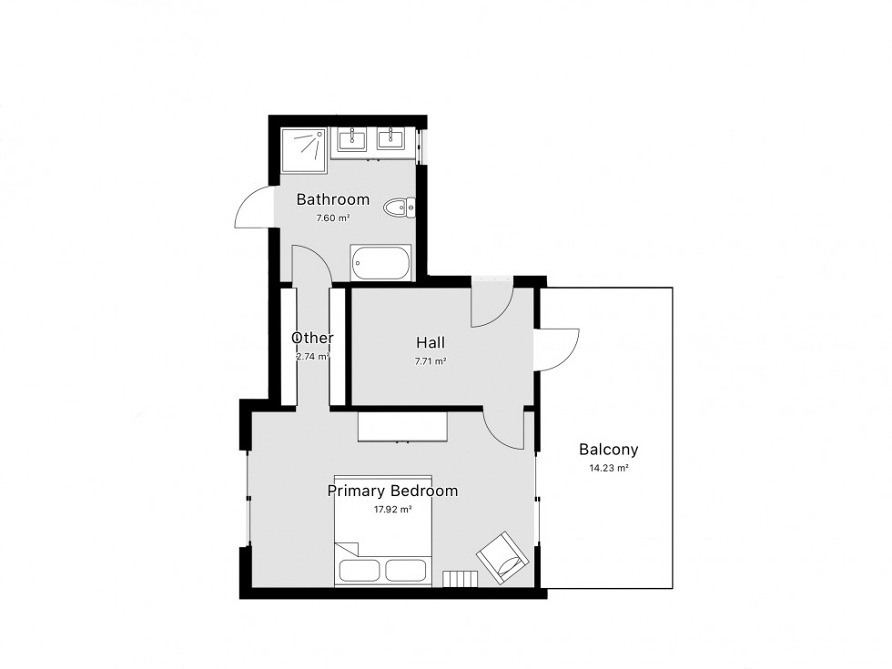 Floorplan for Buena Vista Villa 2, Buena Vista
