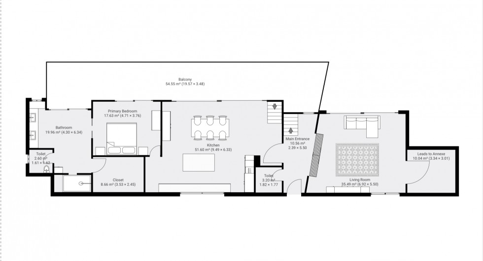 Floorplan for villa 188B, Private villa with pool