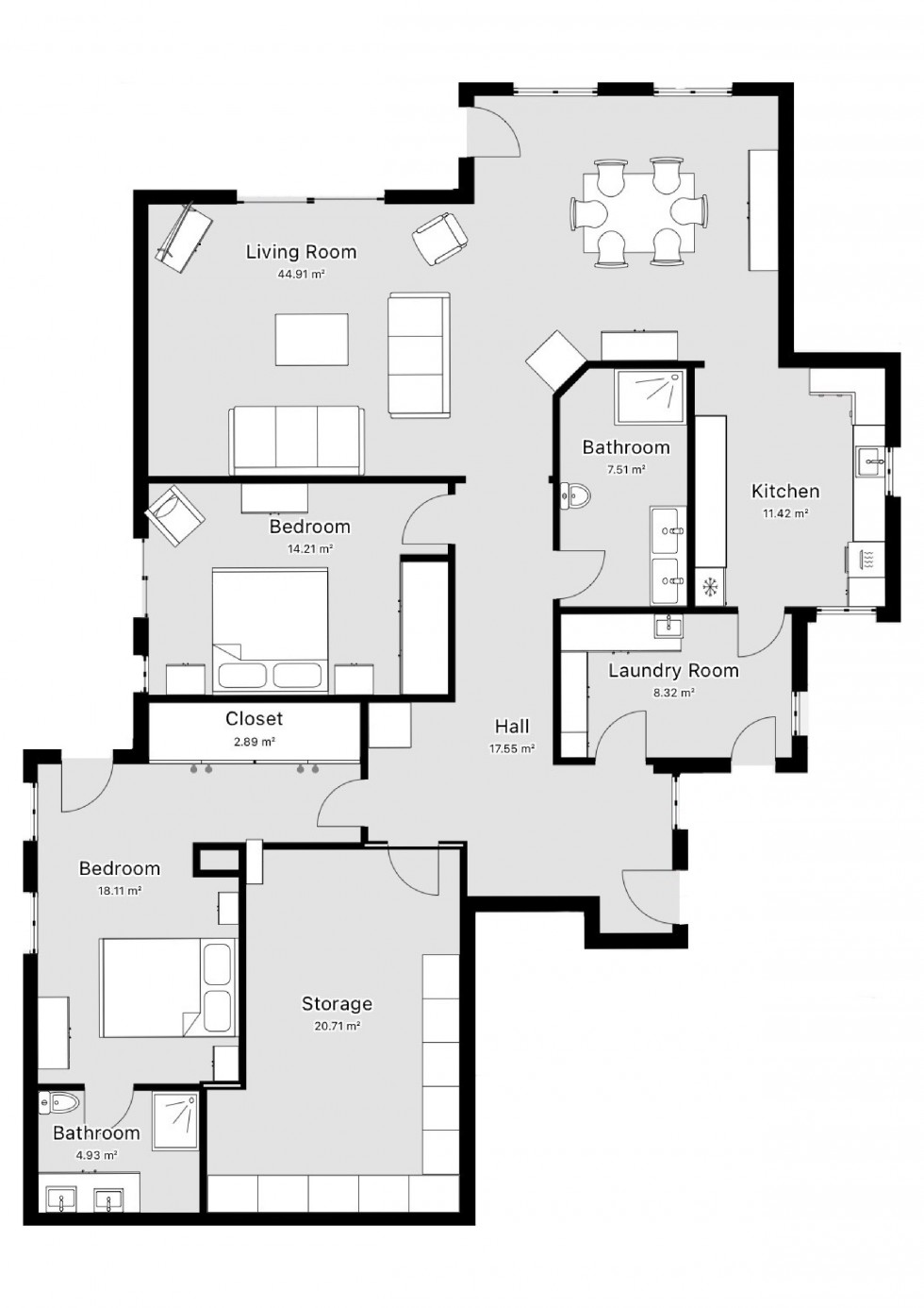Floorplan for El Forestal 19, El Forestal