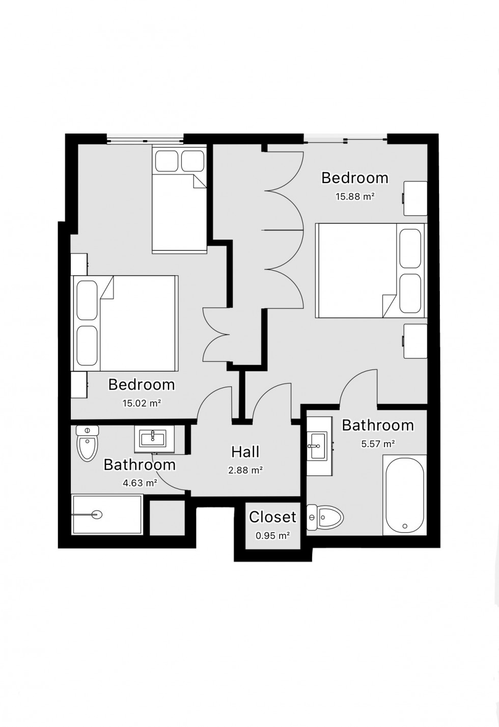 Floorplan for El Rancho 98, La Manga Club