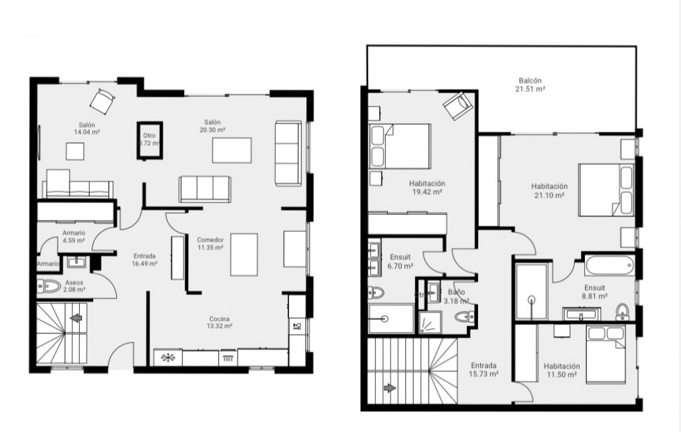 Floorplan for La Manga Club, Spain, Cartagena