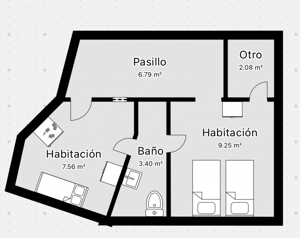 Floorplan for La Manga Club, Spain, Cartagena