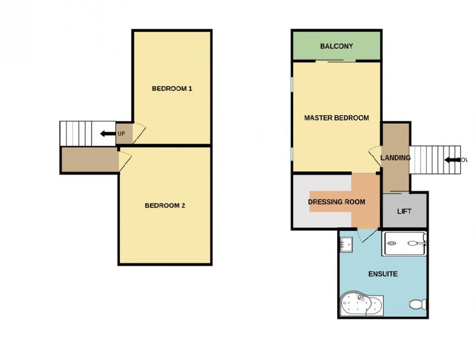 Floorplan for La Manga Club, Spain, Cartagena
