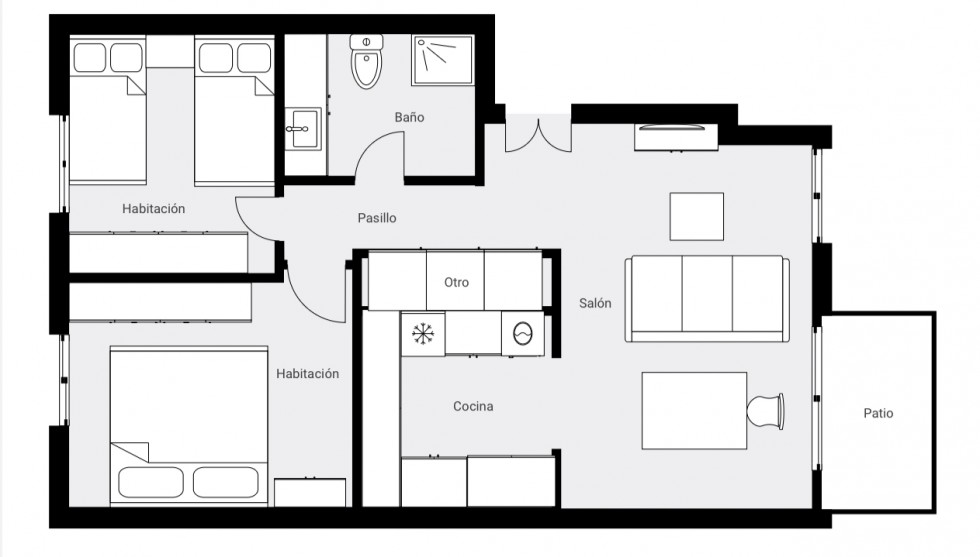 Floorplan for La Manga Club, Spain, Cartagena