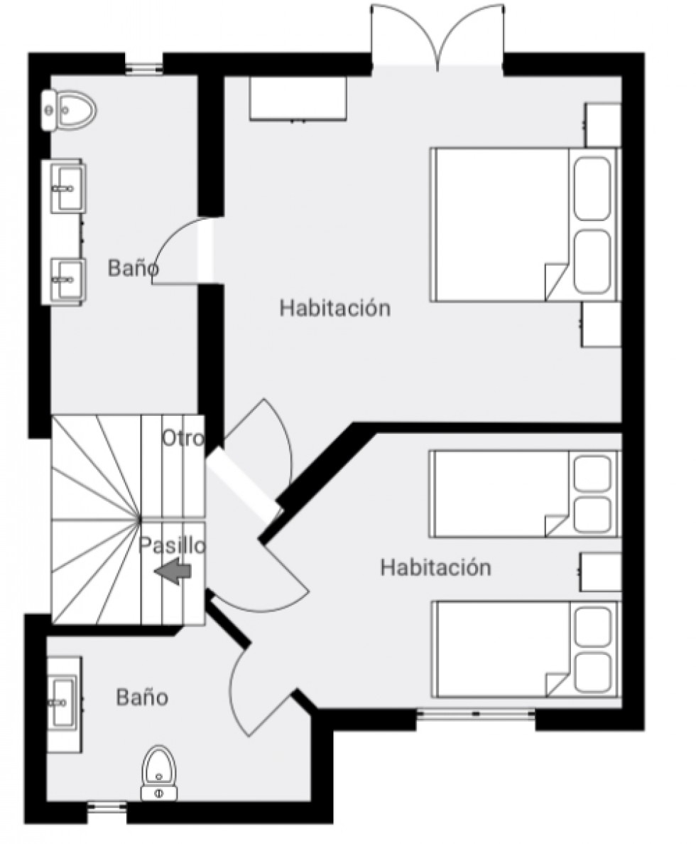 Floorplan for La Manga Club, Spain, Cartagena
