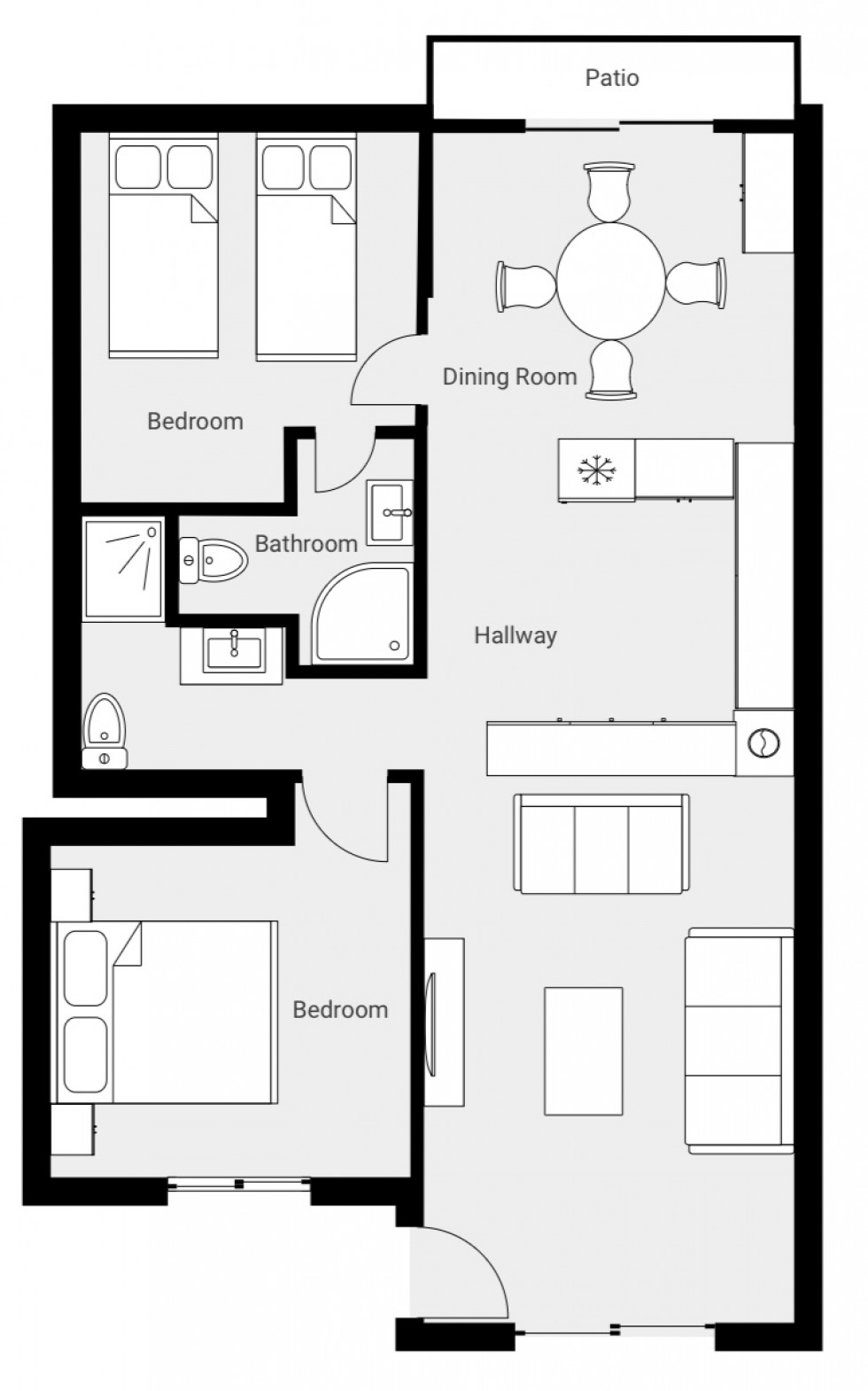 Floorplan for La Manga Club, Cartagena, Murcia